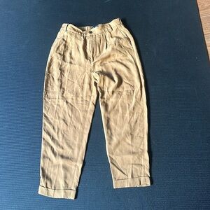 Zara mustard/ khaki loose pant